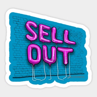 Sell Out (pink letters) Sticker